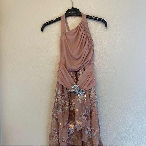 WEISSMAN Dance Costume pink mauve leotard dress Keep Breathing 16220 MC child - Picture 3 of 12